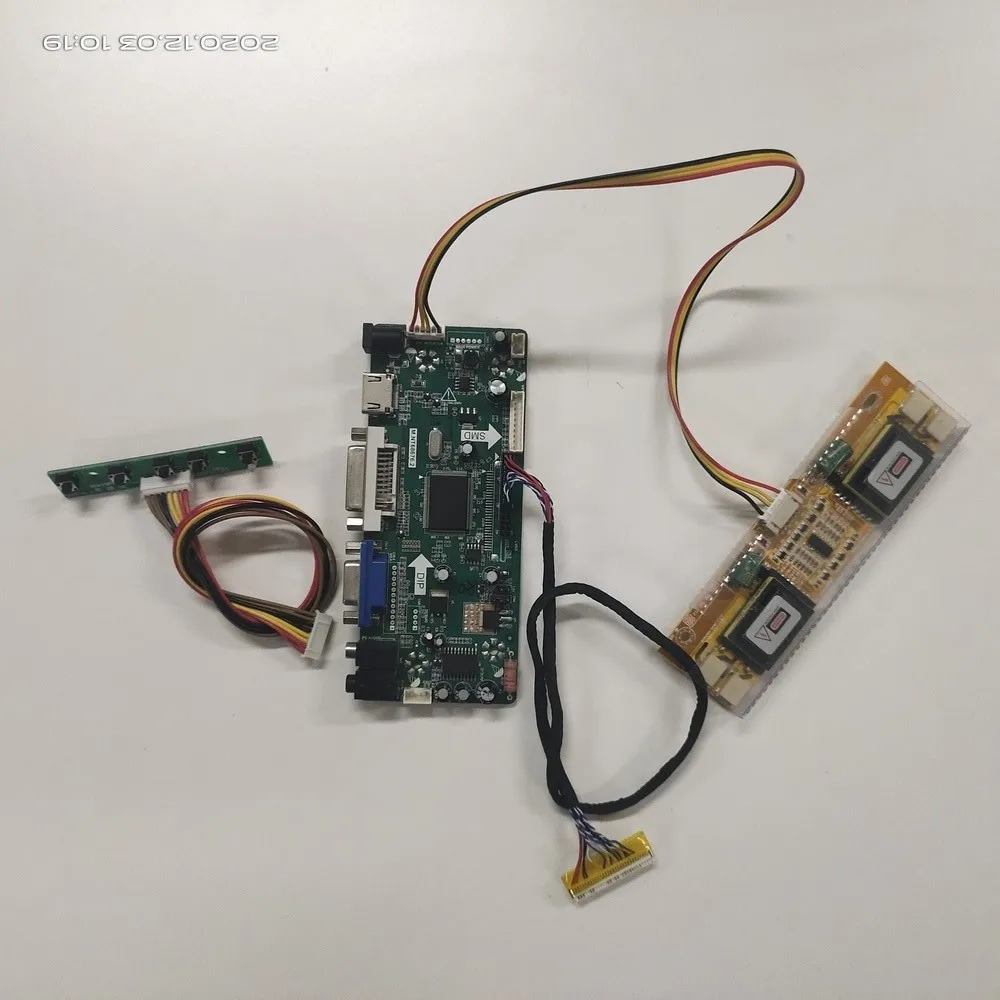 Kit para Ht190wg1-600 602 1440×900 m. Nt68676 Tela Vga Lvds Led Hdmi Dvi Painel Controlador Placa Driver 30pin Lcd – 100 101 102 601
