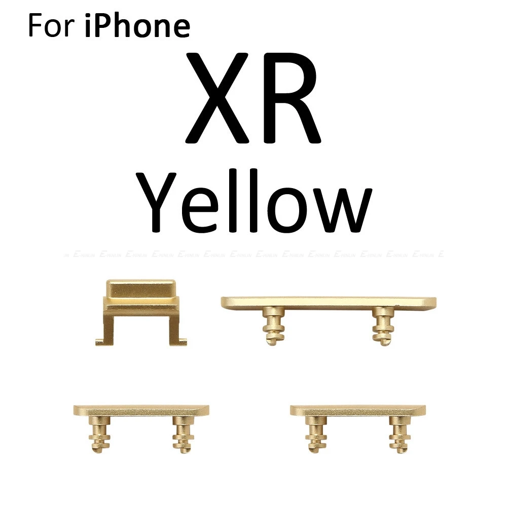 Side Button For iPhone X XR XS Max Power On Off Lock Volume Switch Mute Silent Key Set | Mobile Phone Flex Cables