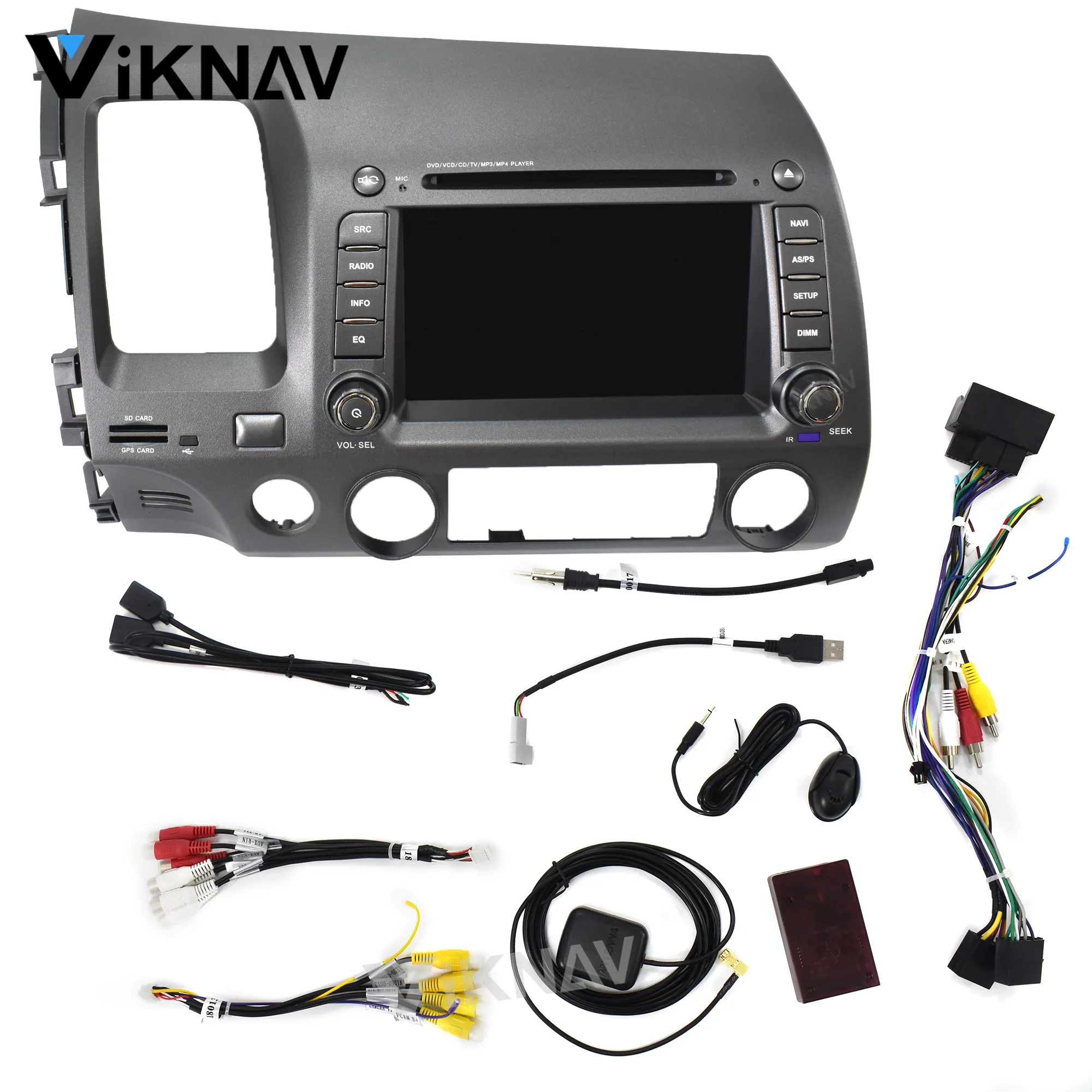 2 DIN Android 10 автомобильный Радио плеер для Honda Civic sedan 2007 2008 2009 2010 2011 стерео