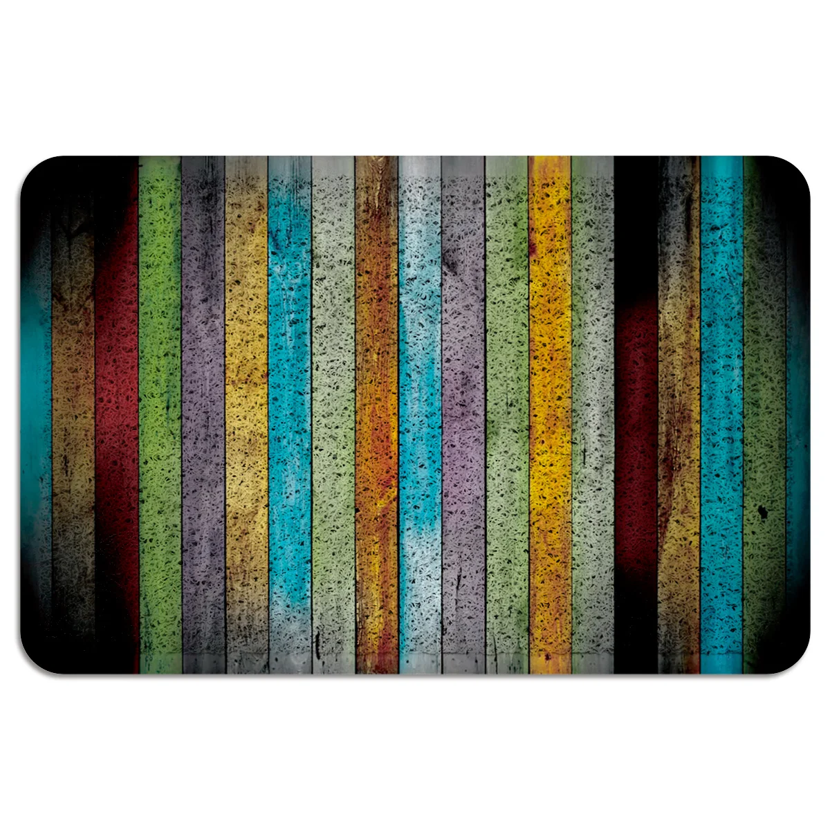 Деревянные красочные кухонные коврики напольные для патио бегунов декоративные