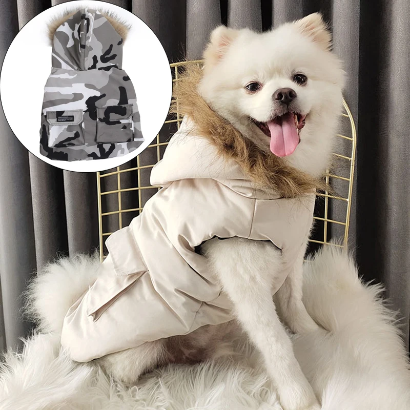 

Puppy Cat Pet Clothes Winter Warm Fashion Dog Down Jacket for Small Medium Dogs Samoyed Chihuahua Mascotas Products Ropa Perro