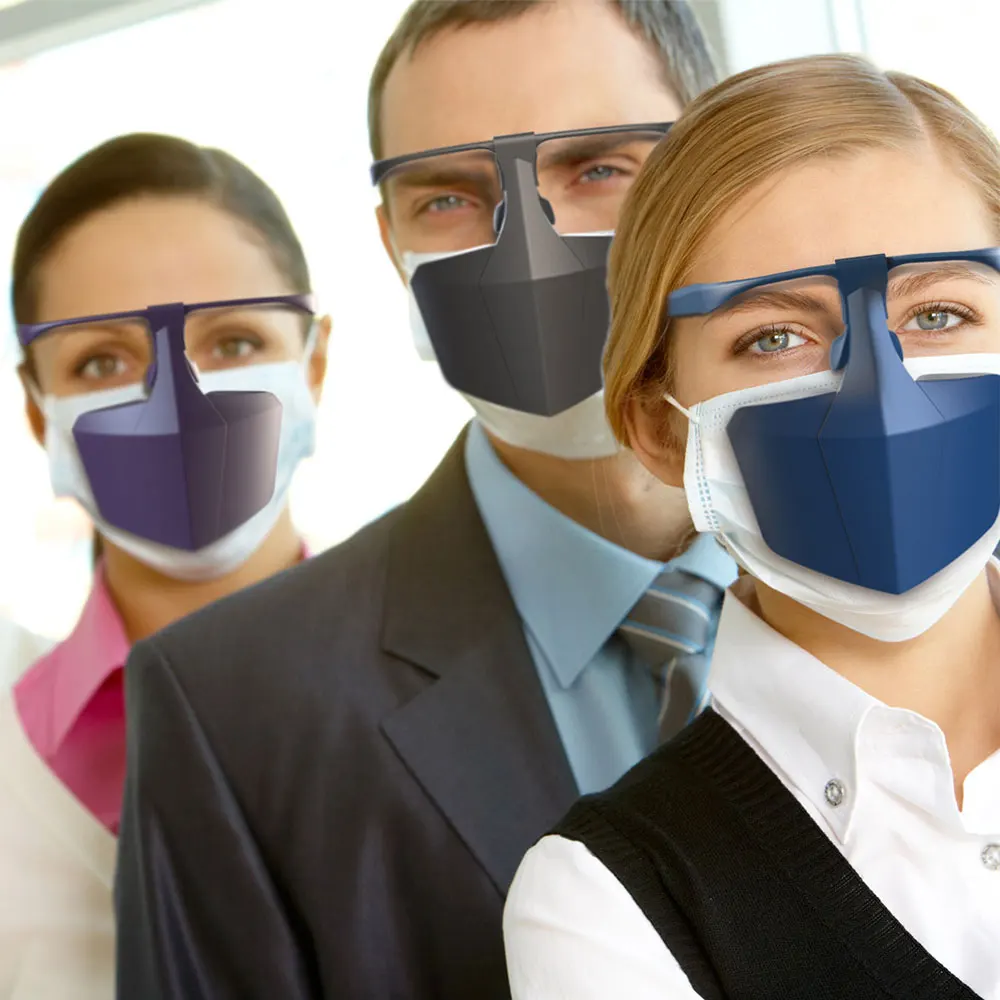 Защитная маска для лица анти туман Анти всплеск Антивирусная защита от пыли