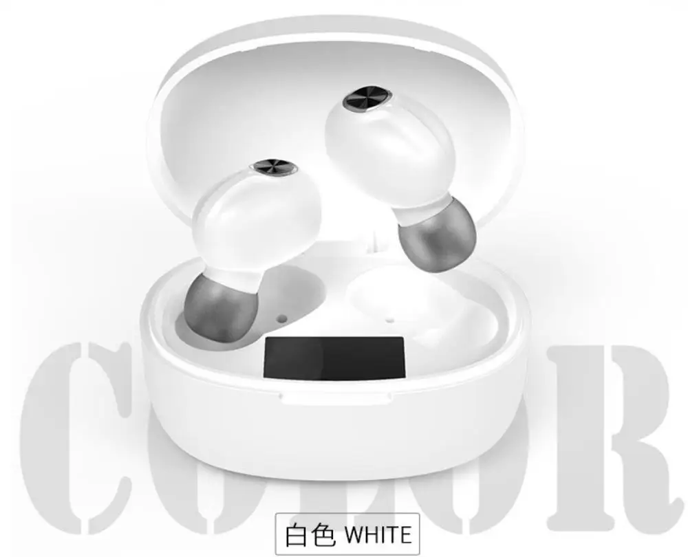 T15 беспроводная Bluetooth гарнитура TWS 5 0 светодиодный цифровой дисплей 3D стерео
