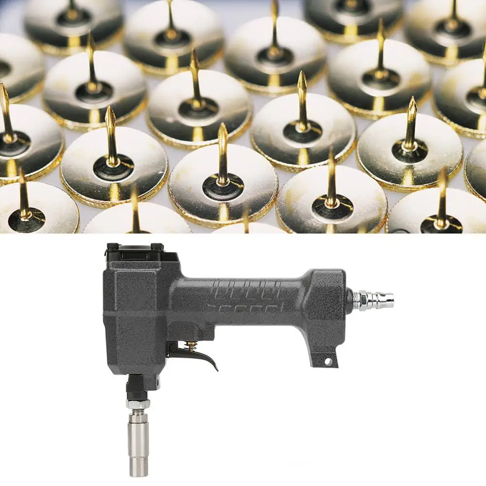 Пневматический воздушный степлер 1/4 &quot Nailer тонкий инструмент мебель синий