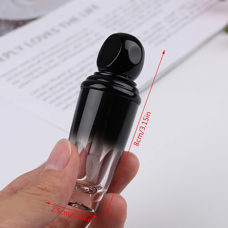 Горячие 1 шт пустые трубки для блеска губ с щеткой пластиковый бальзам трубка