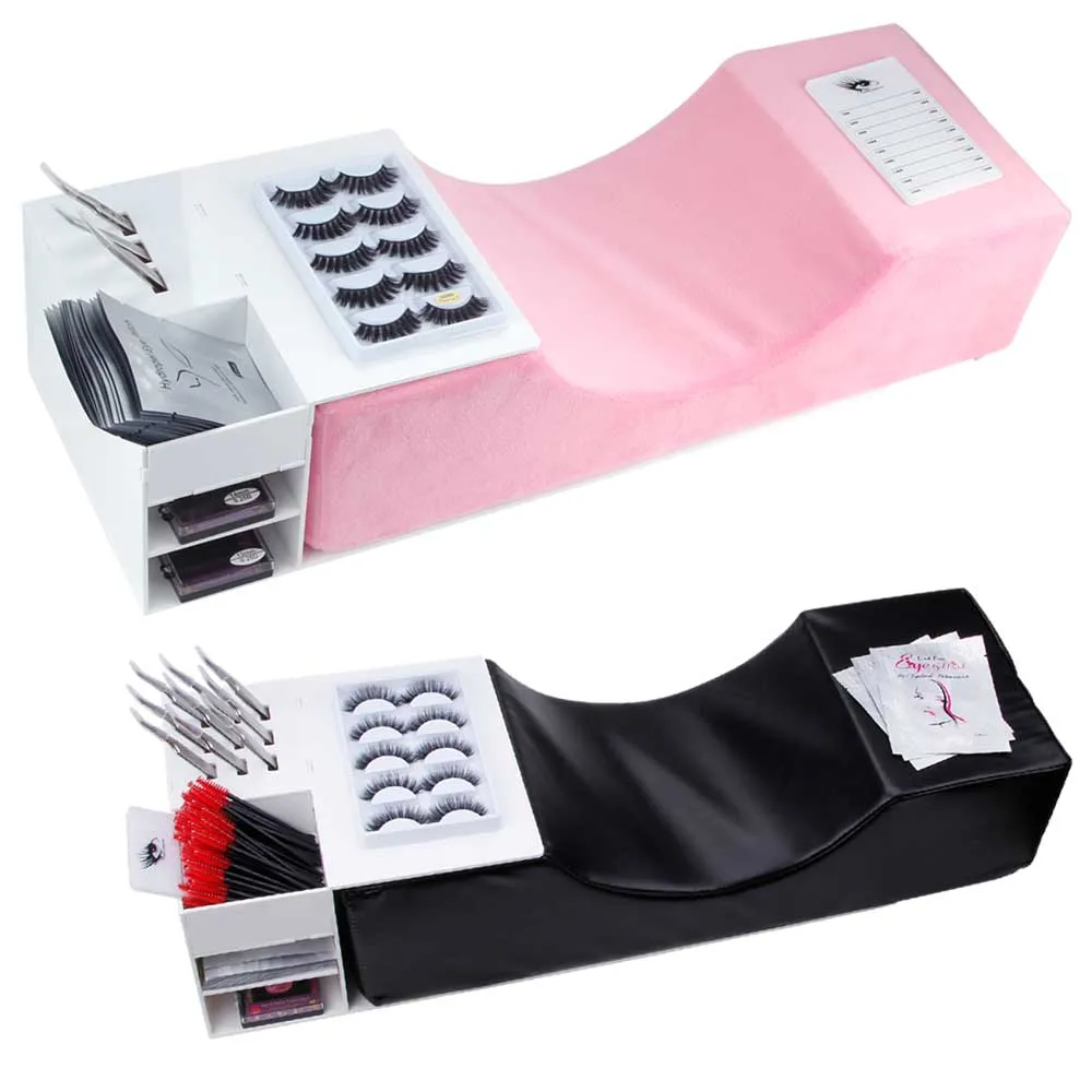 Наращивание ресниц фланелевая Полиуретановая подушка эргономичная память шеи