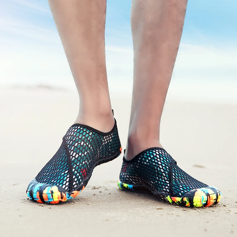 Акватуфли унисекс быстросохнущие камуфляжные для плавания восхождения пляжа