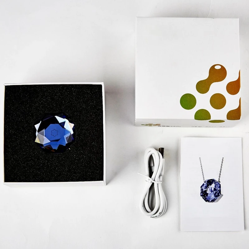 

Wearable Air Purifier Necklace Negative Ion Generator Personal Air Purifier Necklace Around the Neck for Travel