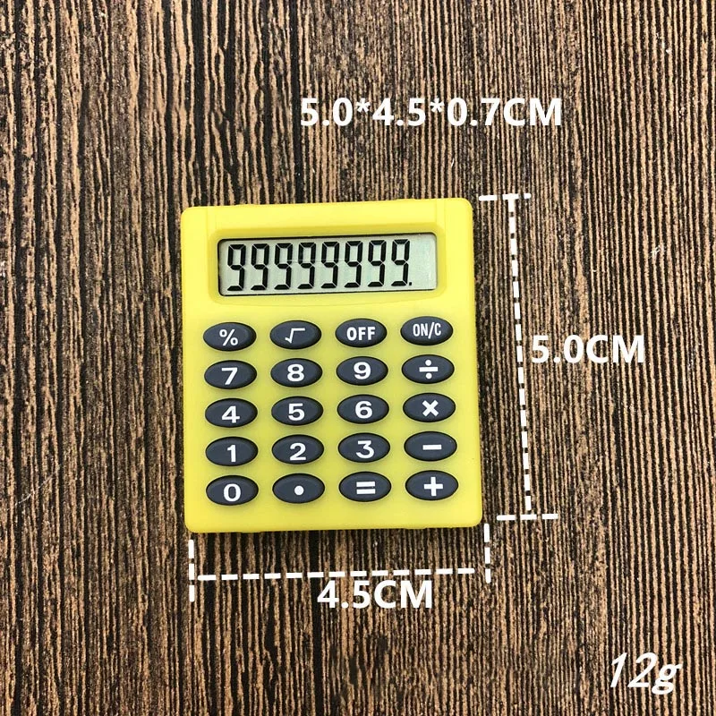 Карманный мультипликационный мини калькулятор Ha ndhold Тип Монета на батареях