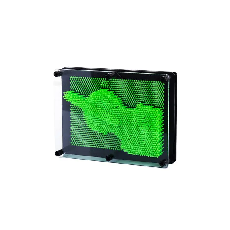 S-Green Креативный 3D клон ручная модель игрушки DIY ремесла трехмерная игла резьба картина Дети Мальчики Девочки Подарки на день рождения - Цвет: S-Green