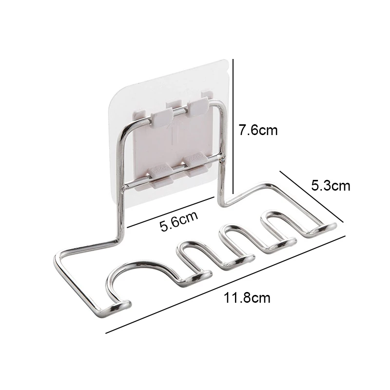 Держатель зубной щетки из нержавеющей стали для хранения бритвы полка зубных