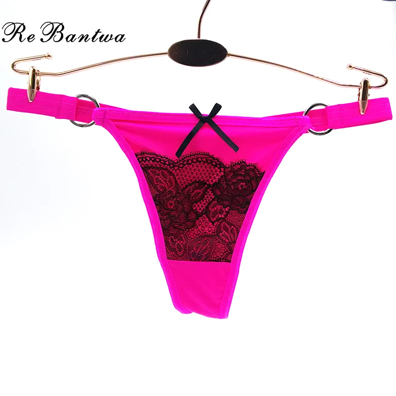 Низкая цена бесшовные нейлоновые стринги сексуальные открытые трусики