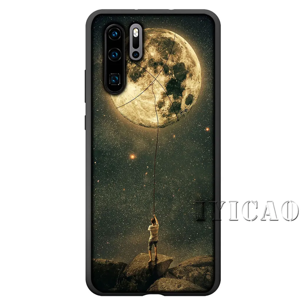 IYICAO Звездное doodle шаблон мягкий чехол для мобильного телефона Huawei Honor 6a 7A 20 9X Pro 7C 7X