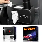 Многофункциональный ящик для хранения на заднее сиденье автомобиля, подвесная раздельная мусорная корзина для Volvo S60 S80 S90 V40 V60 V70 XC40 XC60 XC70 XC90 Series