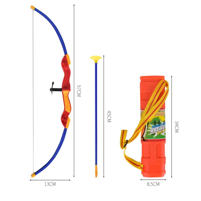 Children's Simulation Bow and Arrow Toys Suction Cup Military Model Safety Archery Set Outdoor Sports Exercise | Игрушки и хобби