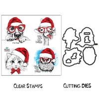 azsg christmas clear stampsseals for diy scrapbookingcard makingalbum decorative silicone stamp crafts