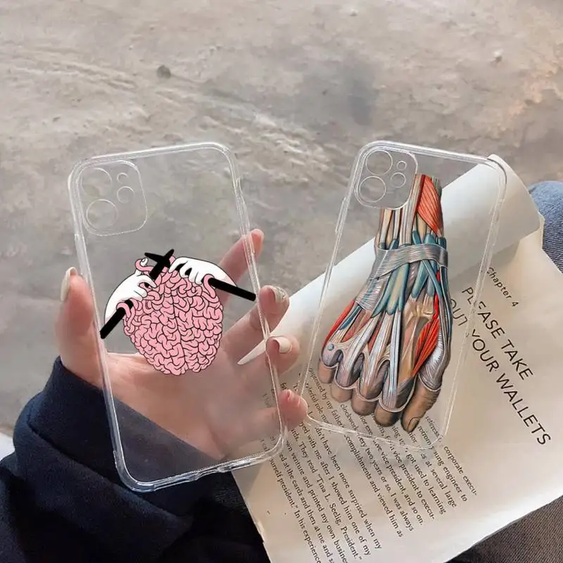 

Medical Human Organs Heart Meridian Kidney Art Phone Case for iphone 13 11 12 pro XS MAX 8 7 6 6S Plus X 5S SE 2020 XR case
