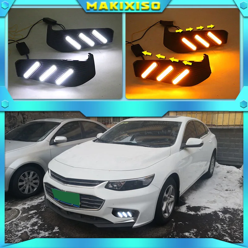 Fog lights for Chevrolet Malibu XL 2016 2017 2018 Front Bumper Fog Light Foglamp DRL Running Lamp headlight Foglight taillight