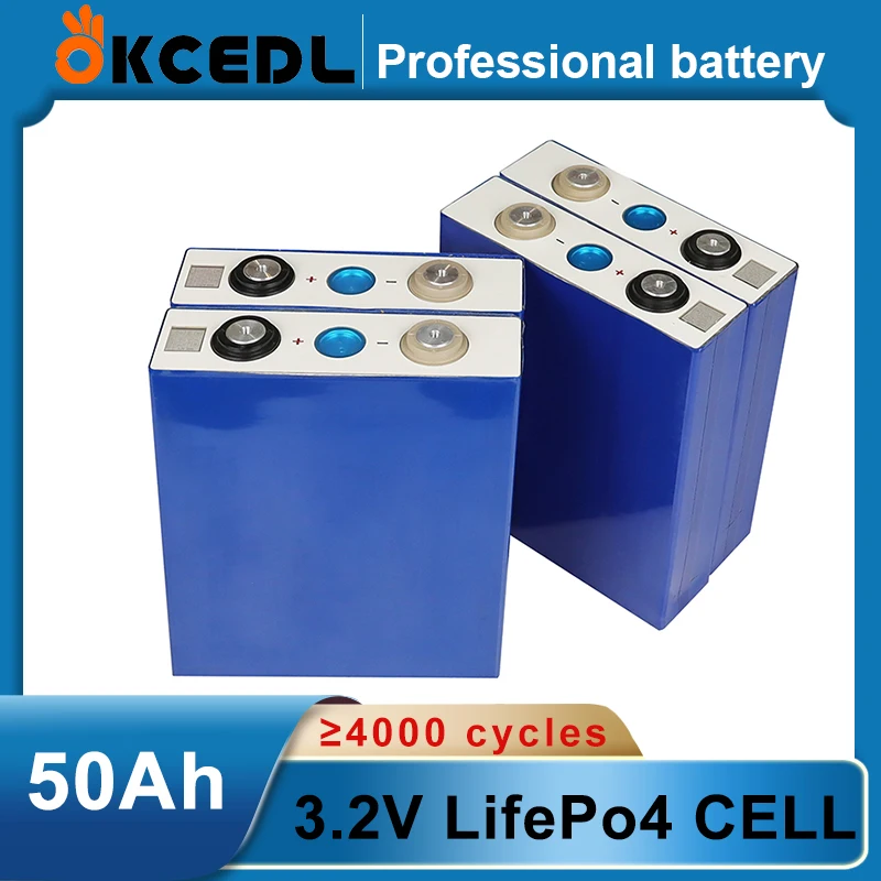 

Brand new 3.2V 50Ah lithium iron phosphate battery CELL12V 24V for EV RV battery pack diy solar, power battery large cell lifep4