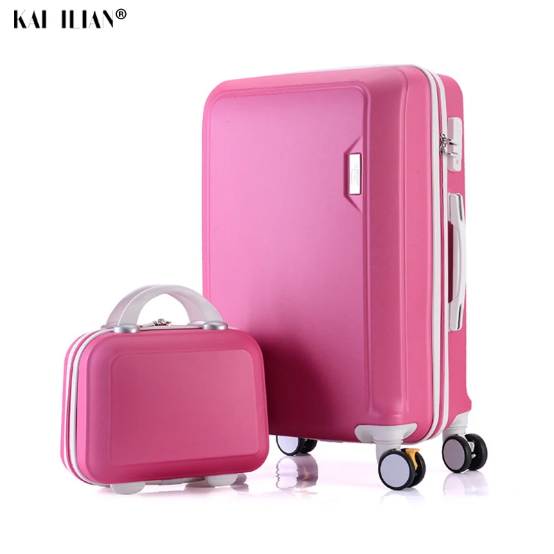 Rolling Luggage Set Spinner Women Suitcase Wheels Travel Bag Trolley 20 inch Carry Ons Handle Bag trolley case Cabin luggage