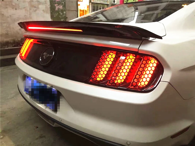 Спойлер для Mustang 2015 2018 GT светодиодный задний спойлер из АБС пластика Ford