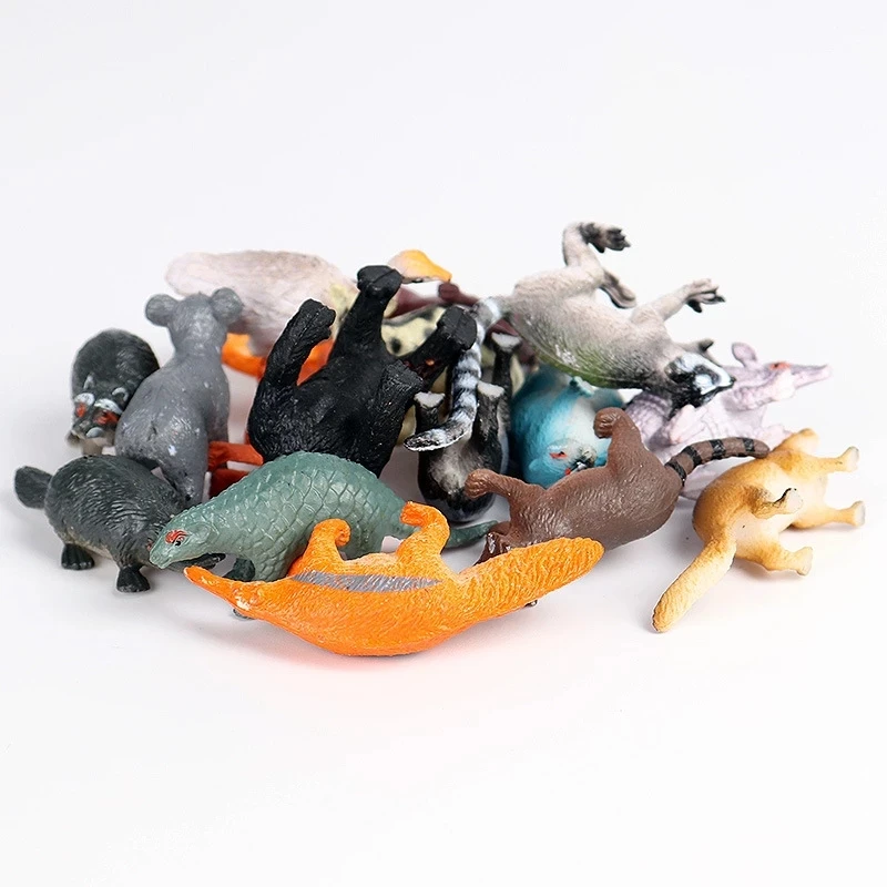 16 шт./набор экшн-фигурки в виде животных |