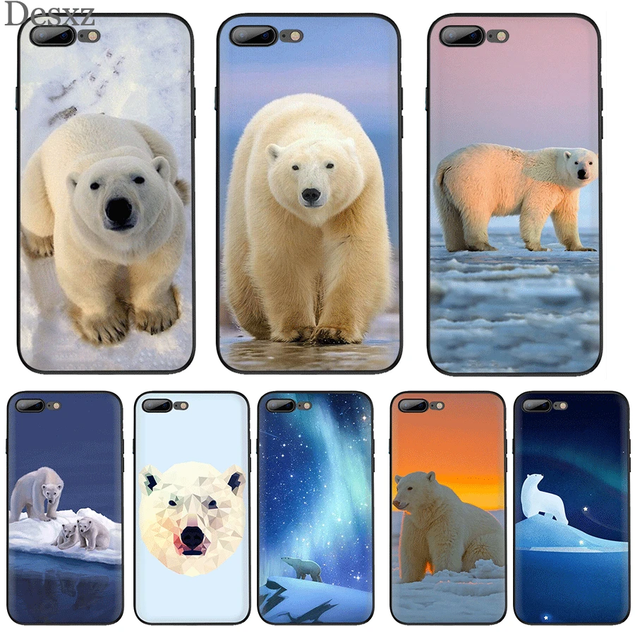 Чехол для мобильного телефона TPU iPhone 11 Pro X XR XS Max 7 8 6 6s Plus SE 5 5S чехол животное белый