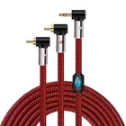 Аудиокабель Hi-Fi 18 ''Aux Jack 3,5 мм на двойной штекер RCA для мобильного телефона, ноутбука, динамика, усилителя сабвуфера, Y-разветвителя, экранированный шнур