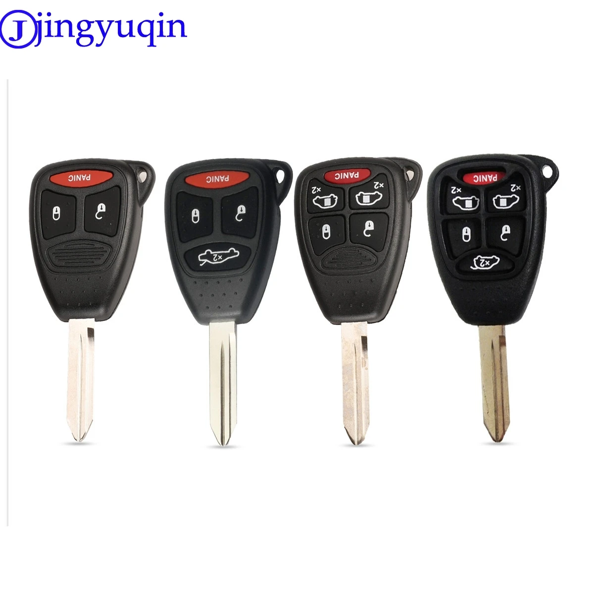 Чехол для автомобильного ключа jingyuqin 3/4/5 B с дистанционным управлением Chrysler 300 Aspen