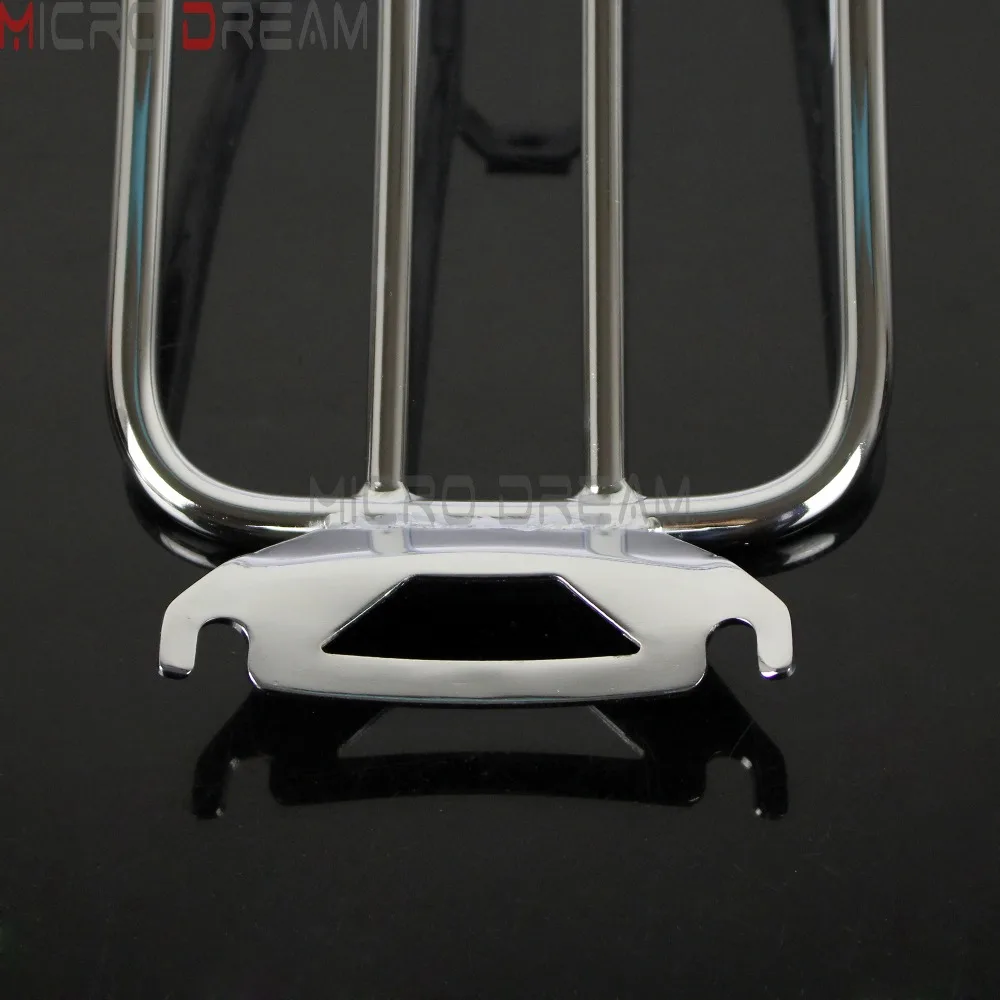 

Chrome Rear Luggage Rack Motorcycles Solo Seat Holder Bracket For Harley Touring FLHT FLHR FLHX FLT 1997-2015 Road King