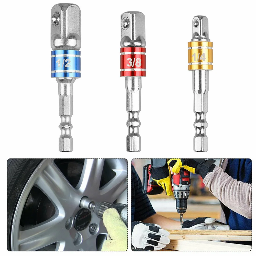 3 шт. шестигранное сверло гнездо адаптер привода электрический ударный драйвер