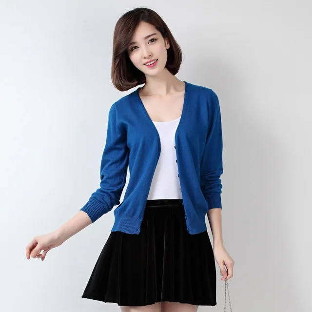 Женские пальто весенне-осенняя одежда шерстяные короткие вязаные куртки