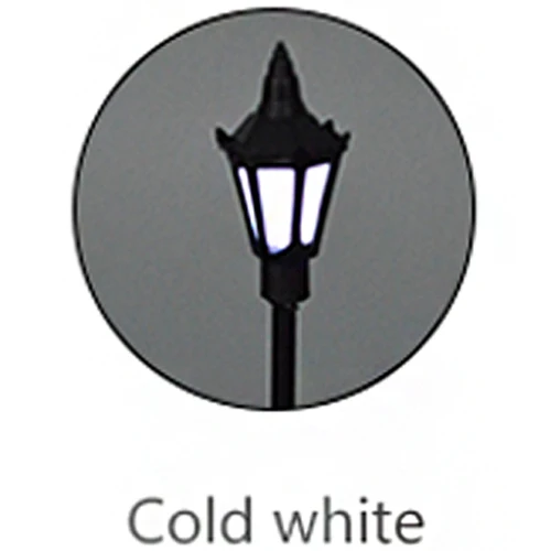 Coolwhite Модель садовый светильник, игрушка теплый белый/белый светодиодный микро светильник ing 7 см соотношение для модели поезда строительство диорама Ландшафтный макет - Цвет: Coolwhite
