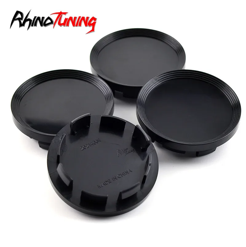 4pcs 66mm 55mm for Volkswagen Car wheel center hub caps for rims  Black Covers ABS hubcaps Cars Styling Accessories