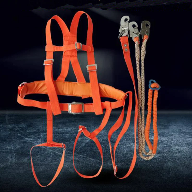 Electrician Safety Belt Single Hook Seat Double Back Frame Long Rope For Labor Work Building Protection Equipment DAQ001 |