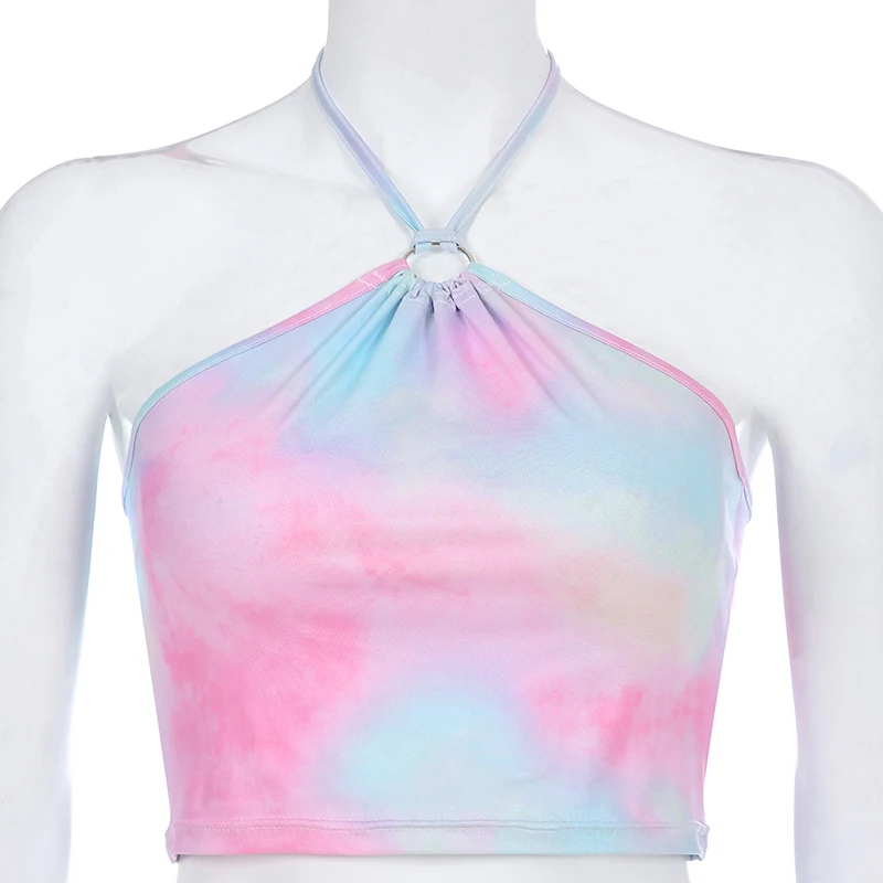 Женская без Рукавов Летняя бюстье укороченный Топ жилет Повседневная безрукавка