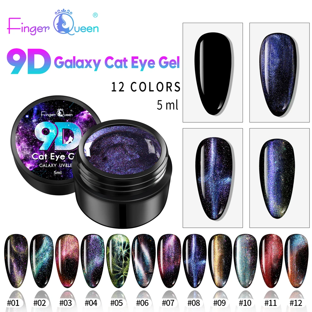 

Cat Eye Gel Nail Art Design Manicure 5ml 9d Cat Eyes Magnetic Gel Polish UV Gel Nail Polish Lacquer