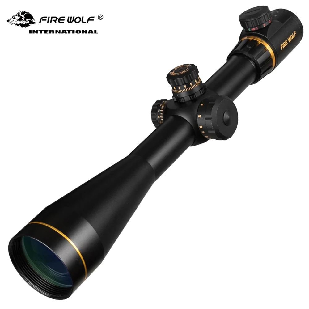 Охотничий оптический прицел FIRE WOLF 5-15X50 FFP крестообразный тактический для
