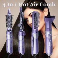 4 in 1 professional hair dryer electric hair curling multi functional air comb curler combs home salon hair styling tools