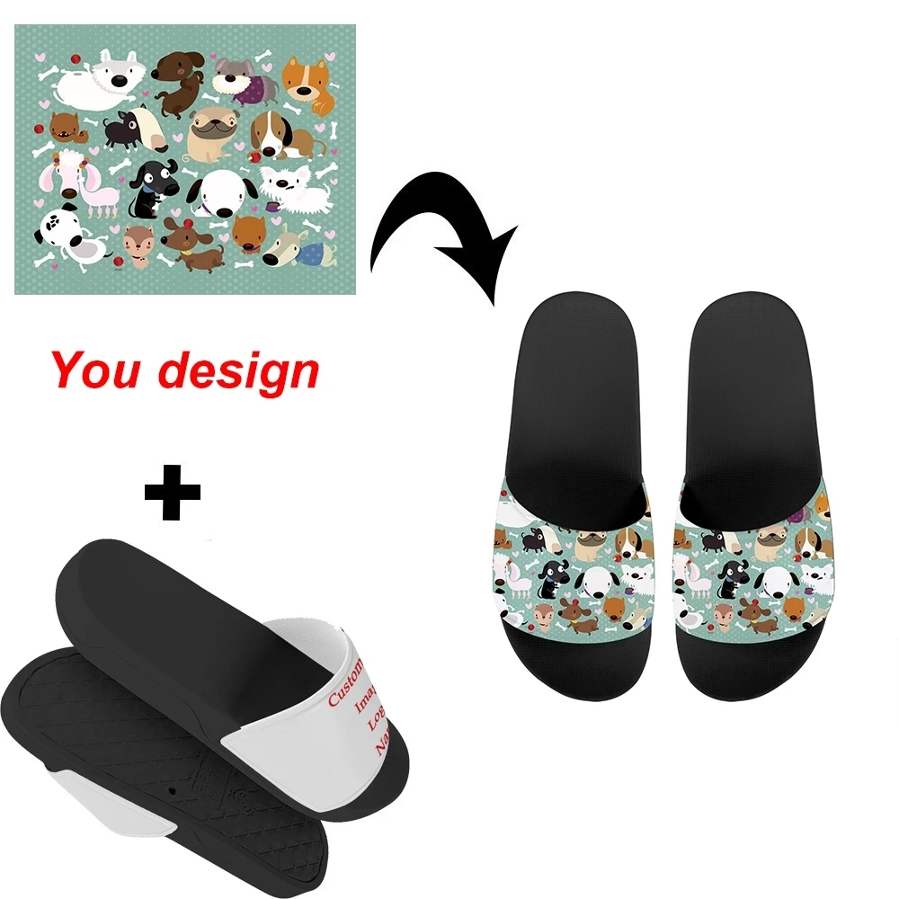 

3D Print Sexy Women Slippers Summer Sandals Kids Casual Home Slip on Footwear Anime Personality Pattern Custom Indoor Slides