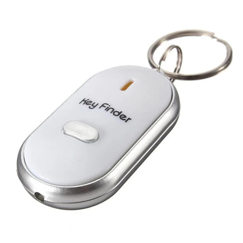 LED Key Finder Locator Find Lost Keys Chain Keychain Whistle Sound Control UY8 | Электроника