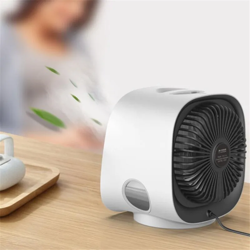

Mini Fan Portable Air Conditioner Multi-function Humidifier Purifier USB Desktop Air Cooler Fan with Water Tank Home 5V