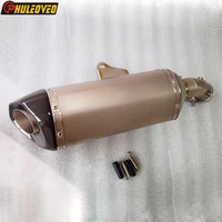 titanium alloy for bmw c650 gt exhaust muffler link pipe motorcycle exhaust muffler escape middle pipe for bmw c650gt exhaust