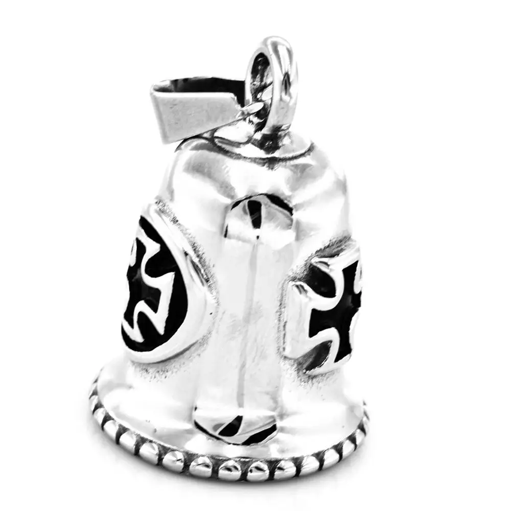 FANSSTEEL ювелирные изделия из нержавеющей стали всадники колокол Железный крест