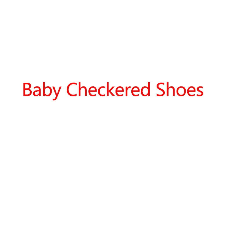 

VIP Baby Checkered Shoes