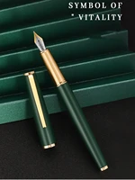 jinhao 95 series fountain pen retro design metal material elegant clip fine nib writing office business signature school a6267