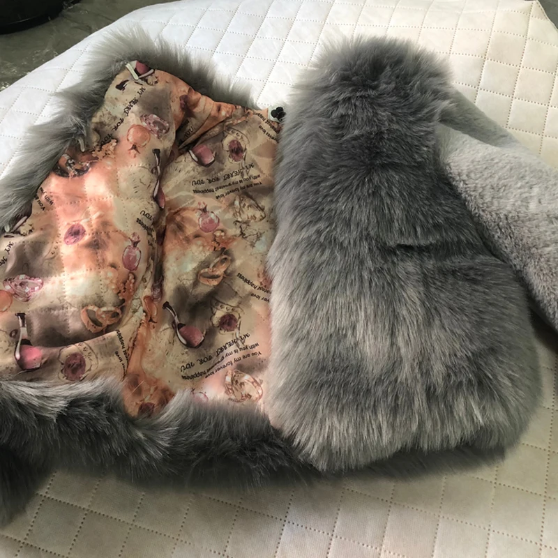 Dollplus/зимнее меховое пальто для девочек; элегантные куртки и пальто из искусственного меха для маленьких девочек; толстая теплая парка; Эксклюзивная одежда для детей