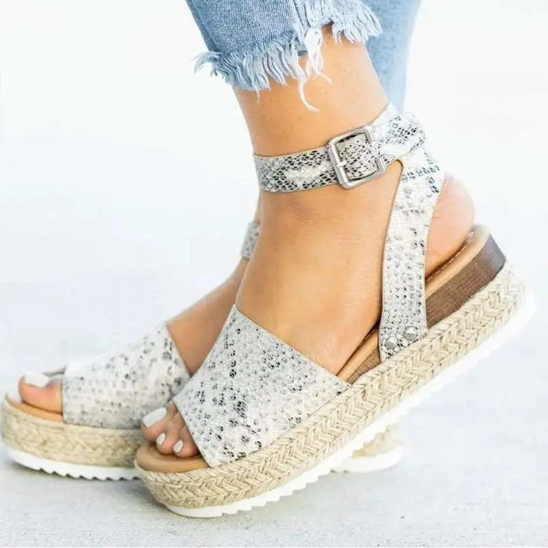 

2021 Summer Ladies Wedge Sandals High Heels Platform Slippers Light Bottom Fish Mouth Sandals Women Sandals Woman Shoes