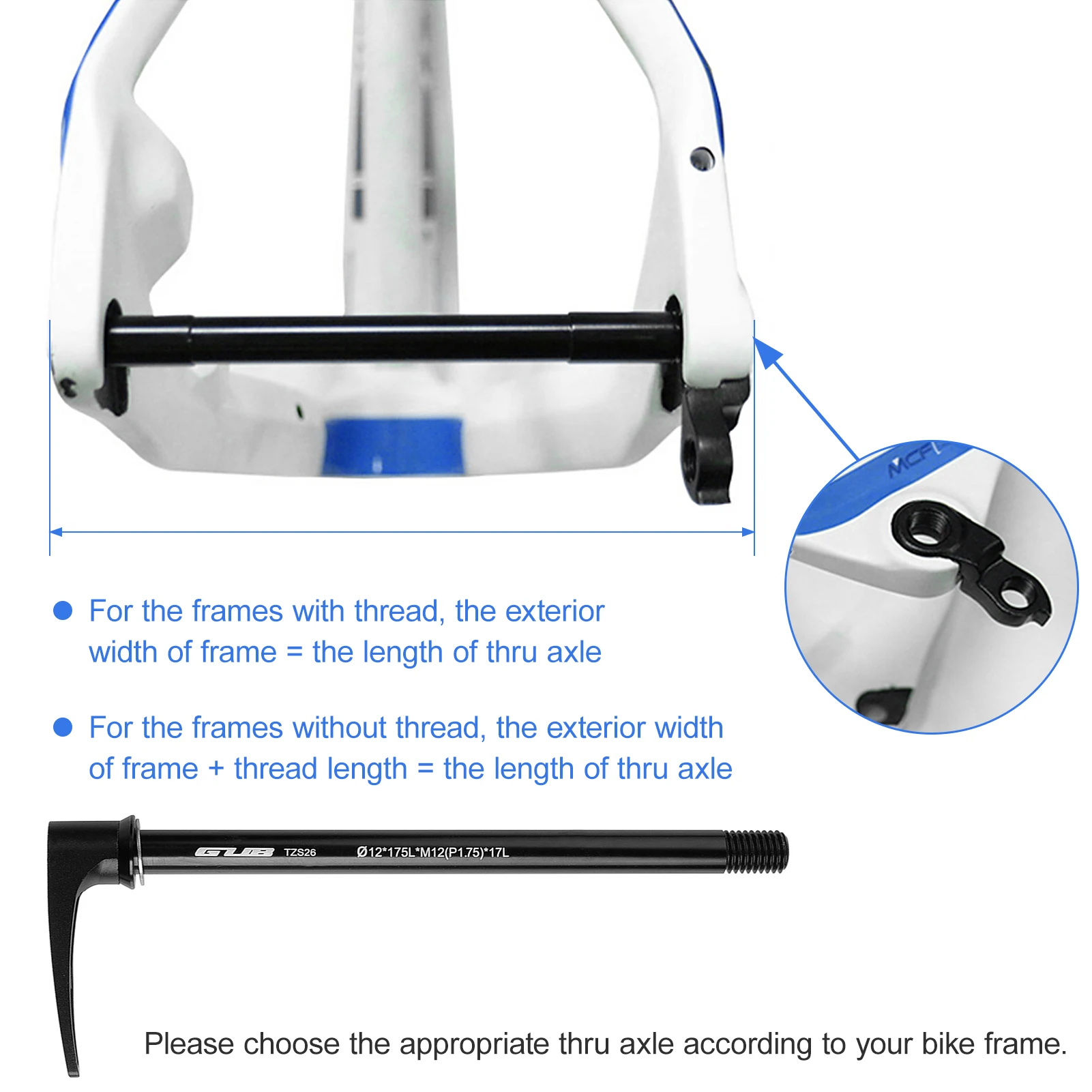Шпажки задние для горного велосипеда ось сквозь колесо оси легкая установка
