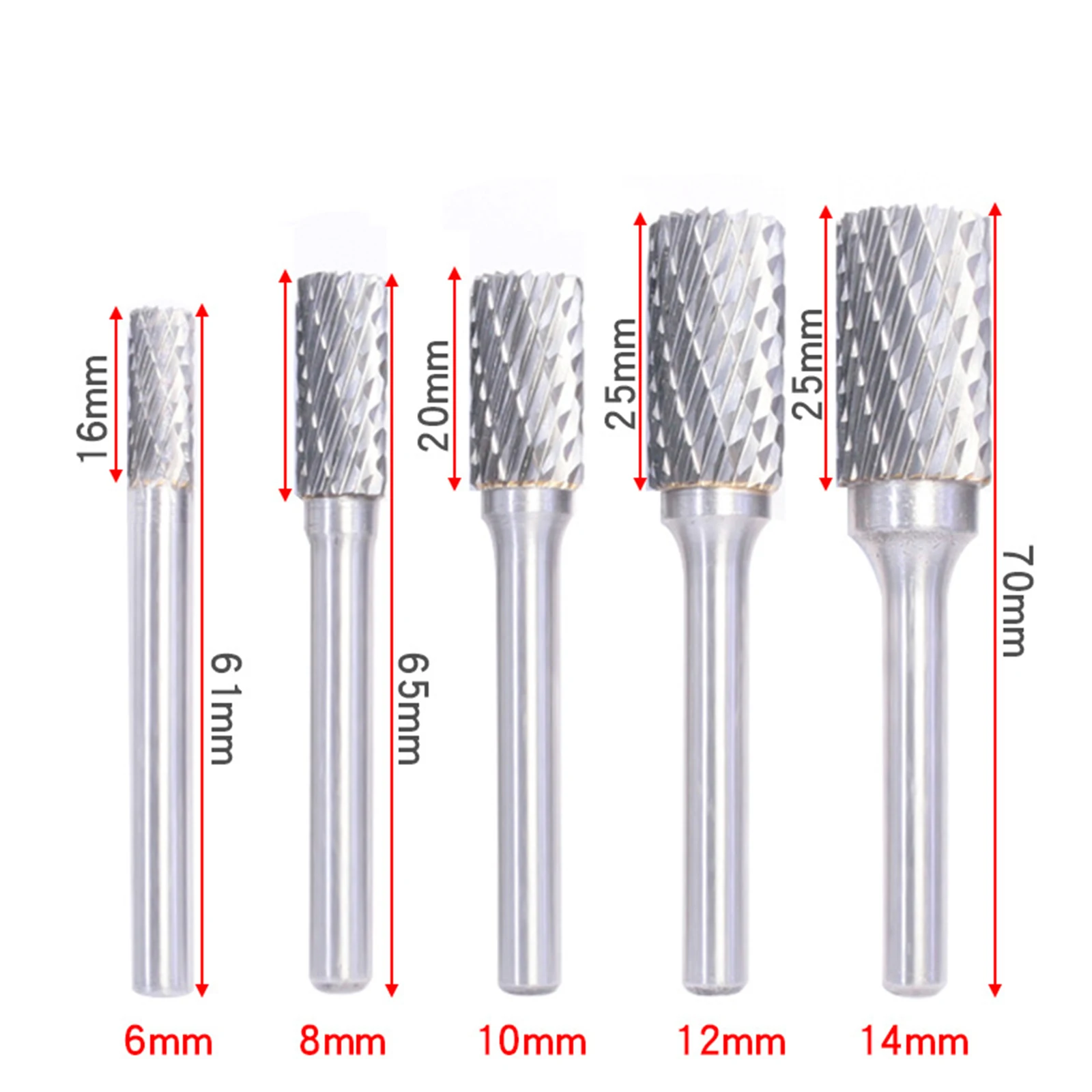 5 шт. набор шлифовальных насадок из вольфрамовой стали| |